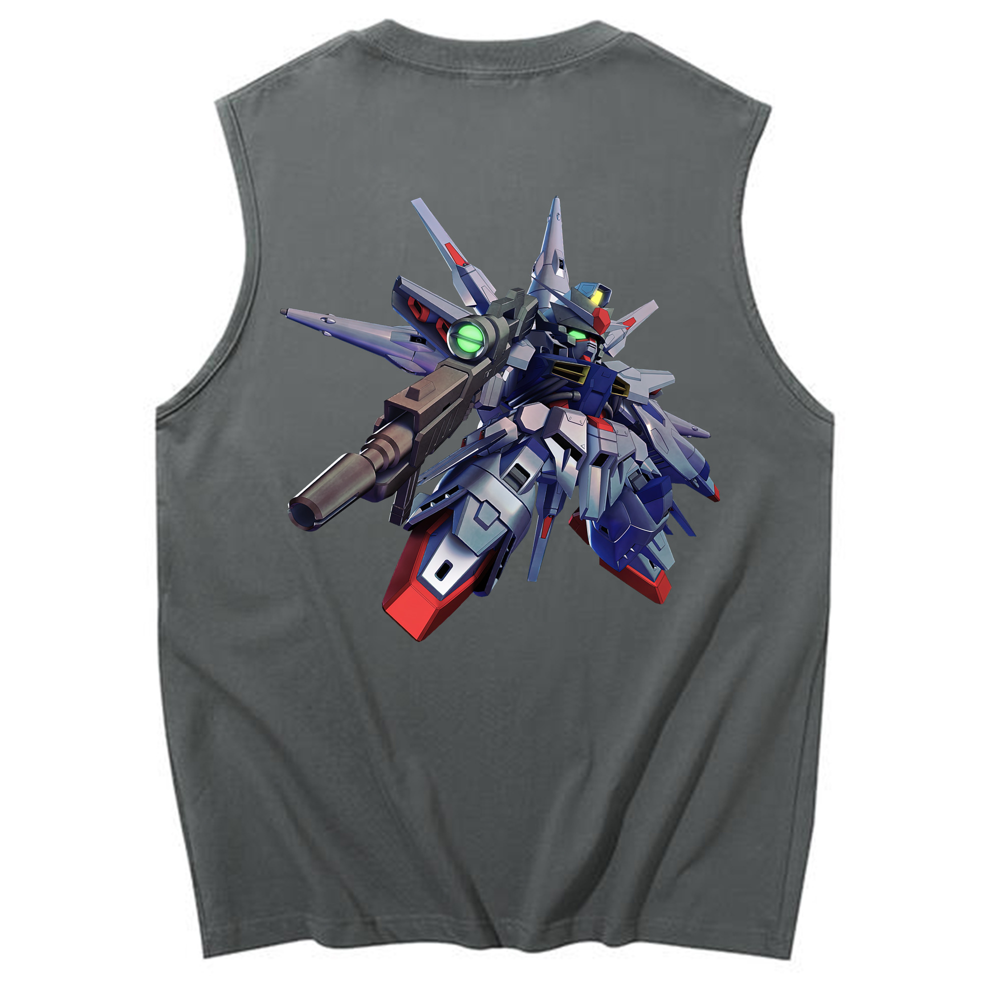 （画像用） 機動戦士ガンダム Mobile Suit Gundam コットン100％タンクトップ（背面プリント）